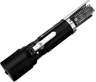 Snoerloze Elektrische Vis Scaler Cleaner Vis Schaal Remover Machine Schaal Schraper Ontkalker Vis Messenschiller Zeevruchten Hulpmiddel 2200Mah zwart