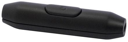 Snoerschakelaar rond design zwart 2A - 7401110