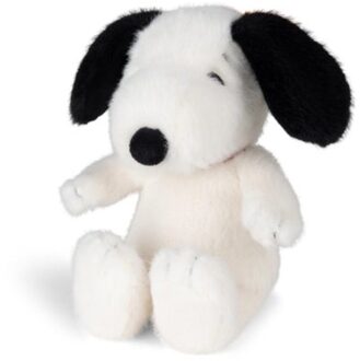 Snoopy eco fuzzy knuffel, 17 cm, creme