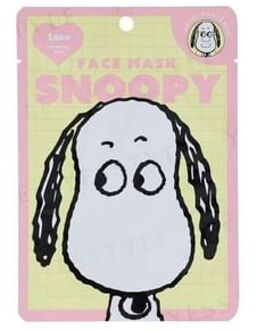 Snoopy Face Sheet Mask 2 Yellow 1 pc