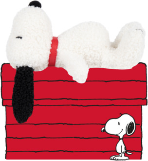 Snoopy knuffel in cadeaubox, formaat 17 cm, kleur creme