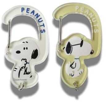 Snoopy PEANUTS SNOOPY Acrylic Carabiner Keyring Joe Cool - W40×H50×D3mm