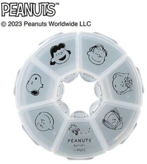 SNOOPY Pill Case / Accessories Case (7 Days) 90 x 90 x 24mm