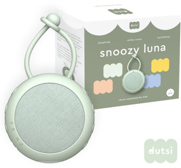 Snoozy Luna - White Noise Machine - 10 Geluiden - Timer - Nachtlampje - Calming Sage
