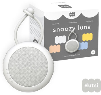 Snoozy Luna - White Noise Machine - 10 Geluiden - Timer - Nachtlampje - Cloud White