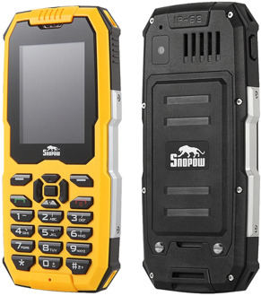 Snopow M2 2.4 inches Rugged Waterproof drop proof compression resistance Feature phone for old man loud speaker big fonts