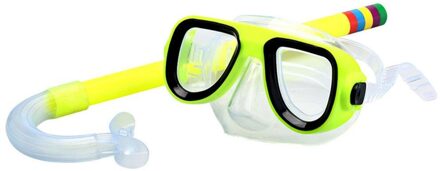 Snorkelen Kinderen Duikbril + Zuigbuis Set Pvc Niet Giftig Duiken Set Kinderen Duiken Speelgoed Zwemmen Water Sport geel