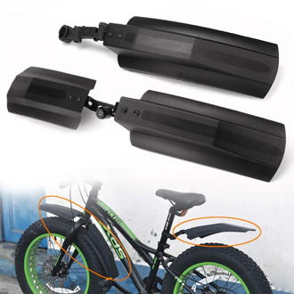Snow Bicycle mudguard 26 inch Fat bike Fender 2pcs Front Rear Mud Guard for Fatbike MTB Bikes Cycling Bicycle Fenders