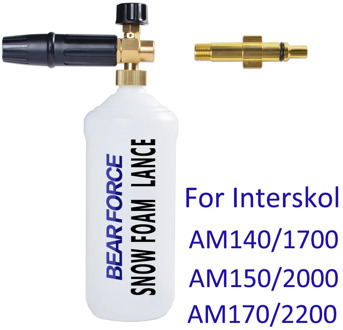 Snow Foam Lance Soap Gun Foam Nozzle Generator for Interskol AM140/1700 AM150/2000 AM170/2200 High Pressure Washer Car Foam Wash