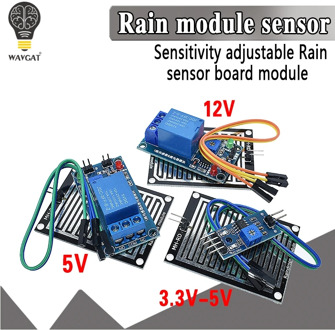 Snow Raindrops Detection Sensor Module Rain Weather Module Humidity For Arduino Relay Control Module Rain water sensor module