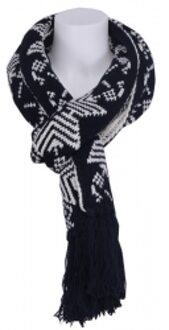 Snow star sjaal - Zumo - Accessoires - Zwart - one size