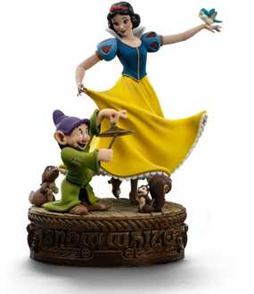 Snow White and the Seven Dwarves Art Scale Statue 1/10 Snow White and Dopey 21 cm