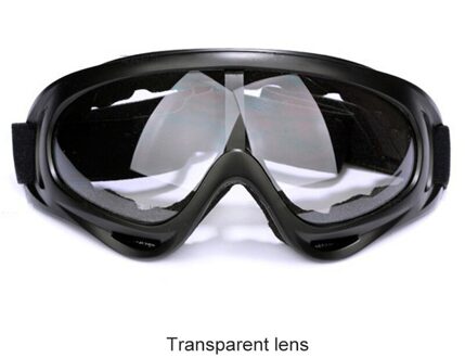 Snowboarden Bril Anti-Kras Fietsen Pc Lens Groot Frame Bril Skiën Brillen Outdoor Fiets Winddicht wit