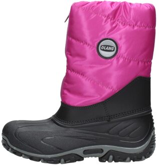 Snowboots - Maat 31 - Unisex - roze/zwart Maat 31-32