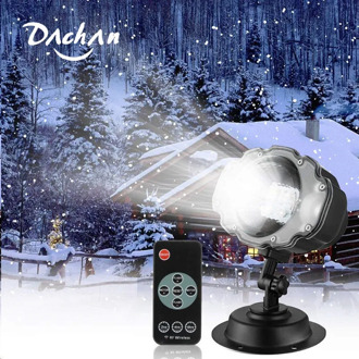 Snowfall LED Light Projector,Sanwsmo Christmas Snow Light,Snow Falling Projector Lamp Dynamic Snow Effect Spotlight for Garden