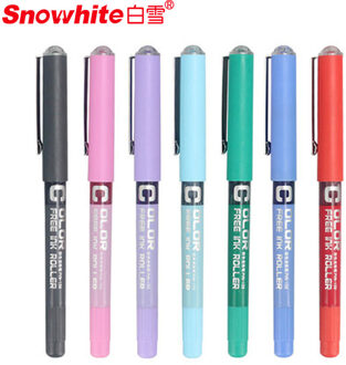 Snowhite PVN-159 Naald-type gel pen 3PCS 0.5/0.38mm student Rechte lijn pen kleur gel pen gemengde kleur note / 0.5mm
