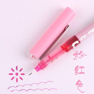 Snowhite PVN-159 Naald-type gel pen 3PCS 0.5/0.38mm student Rechte lijn pen kleur gel pen Roze / 0.5mm