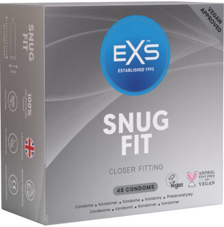 Snug Fit - Smallere Condooms 48 stuks Transparant - 49 (omtrek 10-11 cm)