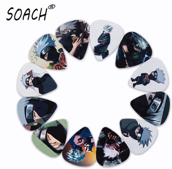 SOACH 10pcs 3 kinds of thickness new guitar picks bass Japanese anime man pictures quality print pick Guitar accessories