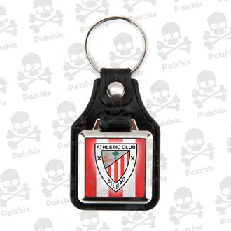 Soccer ATHLETIC BILBAO key key ring key chain Schlüsselring porte-cles portachiavi nickel Size: 60x38mm