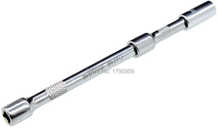 Socket Adaptor 1/4" Square Drive to 1/4" Hex Shank Impact Screwdriver Bit Converter with 2pcs 1/4" Square Drive Extension Bars