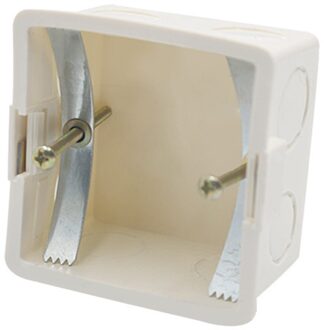 Socket Cassette Junction Thuis Schakelpaneel Kaart Reparatie Duurzaam Wit Stutten Met Schroeven Elektronische Doos Universele Installeren