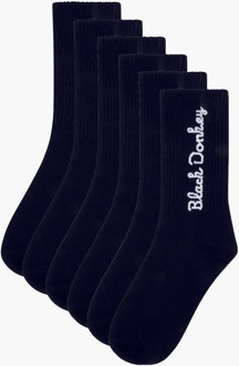 Socks 3-pack i black Zwart - 35-38