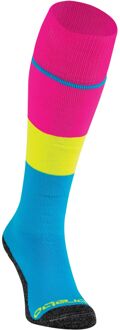 Socks Neon Colorblock roze - blauw - geel - 36-40