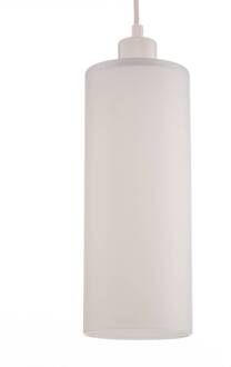 Soda hanglamp met witte glazen cilinder Ø 12cm