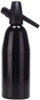 Soda Sifon Gun Bubble 1L Maken Fonkelende Gas Water Generator Kam Water Dispenser Gin Fizz Cocktails En Wijn Spritzers zwart