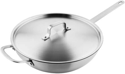 Soenil by ISENVI - Keramische wok 30 CM - RVS greep