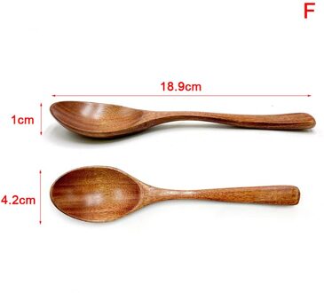 Soep Theelepel Mengen Lange Steel Houten Lepel Bamboe Koken Tool Desserts Salade Vorken F