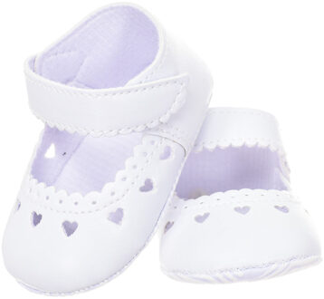 Soepele schoenen met enkelbandsluiting 25215 baby Wit