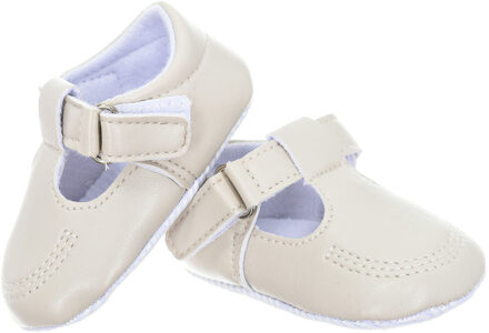 Soepele schoenen met klittenbandsluiting LPG25208 baby Beige