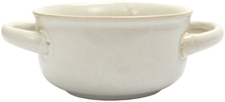 Soepkommen Classic - creme wit - 1x stuks - 14 x 7 cm - keramiek - soepkommetjes