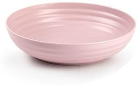 Soepkommen - D22 x H5.5 cm - oud roze - kunststof - onbreekbaar - servies