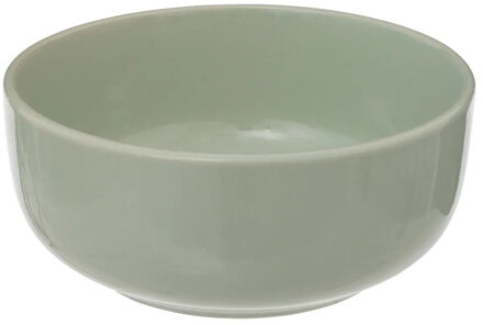 Soepkommen/serveer schaaltjes - Santorini - keramiek - D15 x H6.5 cm - mintgroen - Stapelbaar