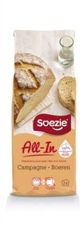 Soezie All-in-mix Boerenbrood - Broodmeel - 500 gram