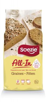 Soezie All-in-mix Brood met pitten - Broodmeel - 2,5 kg