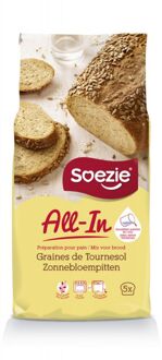 Soezie All-in-mix Brood met zonnebloempitten - Broodmeel - 2,5 kg