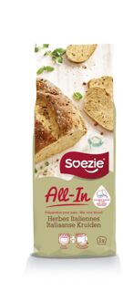 Soezie All-in-mix Italiaans kruidenbrood - Broodmeel - 500 gram