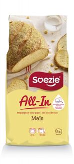Soezie All-in-mix Maïsbrood - Broodmeel - 2,5 kg