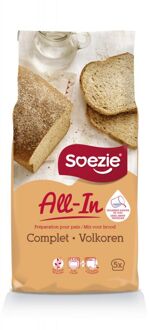 Soezie All-in-mix Volkorenbrood - Broodmeel - 2,5 kg