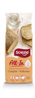 Soezie All-in-mix Volkorenbrood - Broodmeel - 500 gram