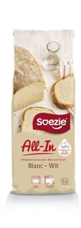 Soezie All-in-mix Wit brood - Broodmeel - 500 gram