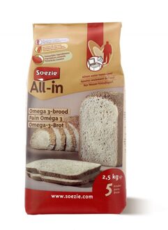 Soezie All-In Omega 3 Brood - Bakproducten - 2.5 kg