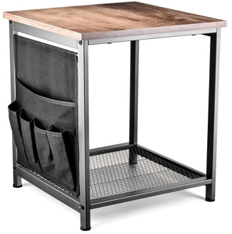 Sofa Side Table Small Table Living Room Nordic Wood Coffee Table Storage Tea Fruit Snack Service Plate Tray Bed Home Furniture