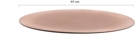 Soffice tafelblad t.b.v. lounge tuintafel ø97cm - Laagste prijsgarantie! Taupe