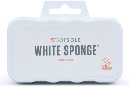 Sofsole White Sponge - Unisex Shoecare Black - One Size