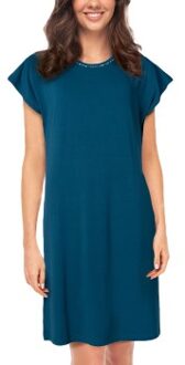 Soft Bamboo Big Shirt W Shortsleeve * Actie * Versch.kleure/Patroon,Blauw - Small,Medium